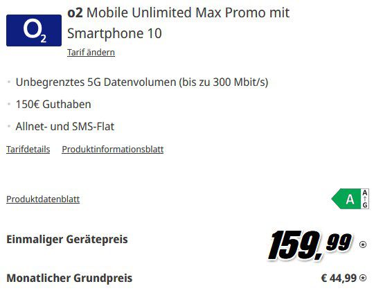 📱 Apple iPhone 17 für 159,99€ + o2 Unlimited 300Mbit/s für 44,99€ 💰 150€ Bonus