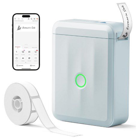🖨️ NIIMBOT D110 Mini Bluetooth Etikettendrucker für 9,99€ (statt 20€)