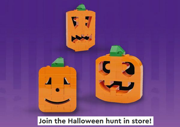 Gratis: Halloween Kürbisjagd in LEGO Stores vom 24.   31. Oktober