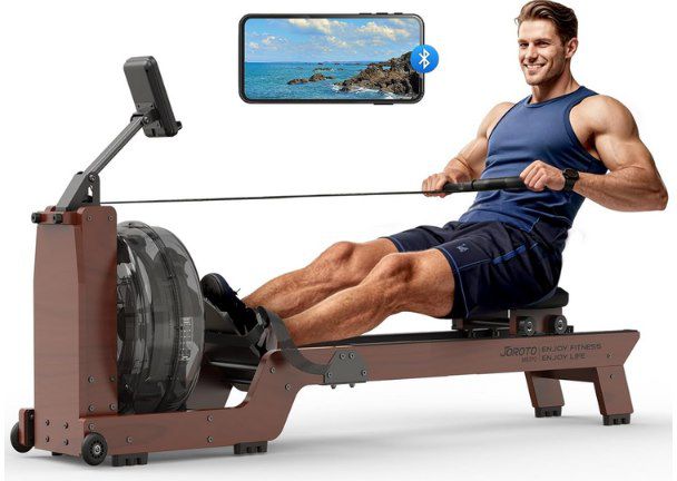 🚣 JOROTO MR380 Rudergerät aus Eichenholz mit 22L Wassertank für 230,99€ (statt 370€)