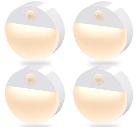 💡 4x FLOWood LED Nachtlicht mit Bewegungsmelder für 7,79€ (statt 12€)
