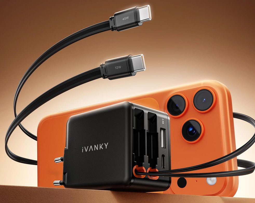 ⚡ iVANKY 45W USB C GaN Ladegerät mit einziehbarem Ladekabel für 19,99€ (statt 30€) ⚡ iVANKY 45W USB C GaN Ladegerät mit einziehbarem Ladekabel für 19,99€ (statt 30€)