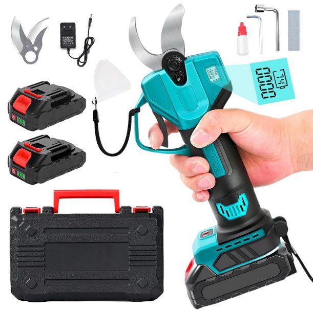 🌳 21V Akku Astschere mit 2x1500mAh für 35,99€ (statt 70€)