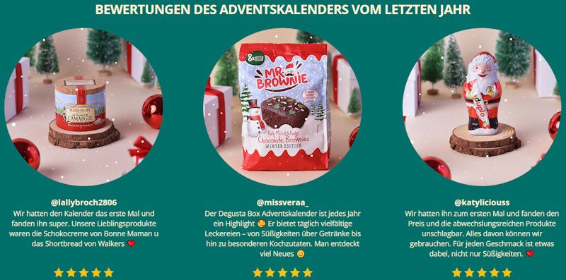 🎁 :Degusta Box Foodie Adventskalender für 27,99€ (statt 44,99€): 60€ Gesamtwert