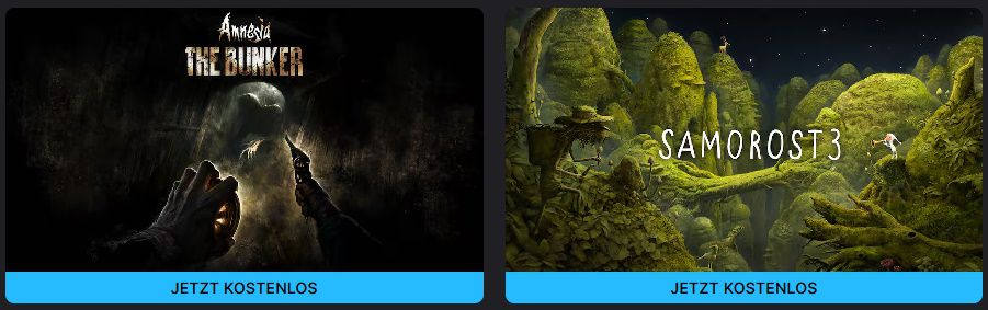 🎮 Gratis Spiele bei Epic Games   Amnesia: The Bunker & Samorost 3
