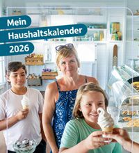 Haushaltskalender 2026, Haushaltsbuch etc. kostenlos anfordern