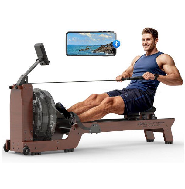 🚣 JOROTO MR380 Rudergerät aus Eichenholz mit 22L Wassertank für 230,99€ (statt 370€)