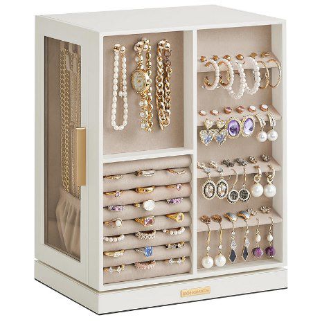 💍 SONGMICS drehbares Schmuckkästchen mit 5 Schubladen für 45,87€ (statt 62€)