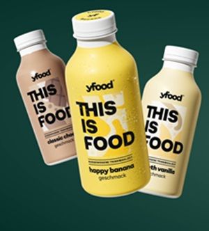 Wieder da! Trinkmahlzeit YFood gratis ausprobieren