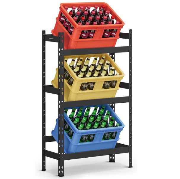 🍺 SONGMICS Getränkekistenregal für 3 Kisten für 15,99€ (statt 23€)