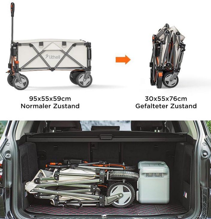 ⚡ Litheli W1 Pro eBollerwagen inkl. 4.0Ah Akku für 149,99€ (statt 188€)