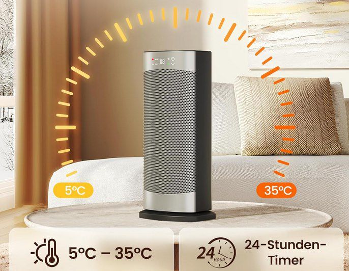 đ„” gearelec 1.500W PTC Keramik HeizlĂŒfter mit Thermostat fĂŒr 64,99⏠(statt 100âŹ) đ„” gearelec 1.500W PTC Keramik HeizlĂŒfter mit Thermostat fĂŒr 64,99⏠(statt 100âŹ)