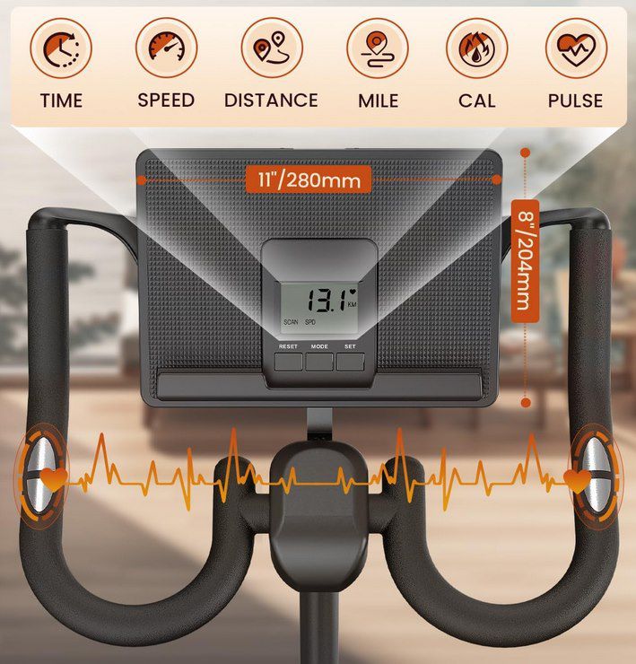 🚲 PASYOU S40 Heimtrainer mit LCD & bis zu 160kg für 129,99€ (statt 180€)