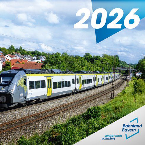 🚆 Kostenloser Bahnland Bayern Wandkalender 2026 – jetzt verfügbar!