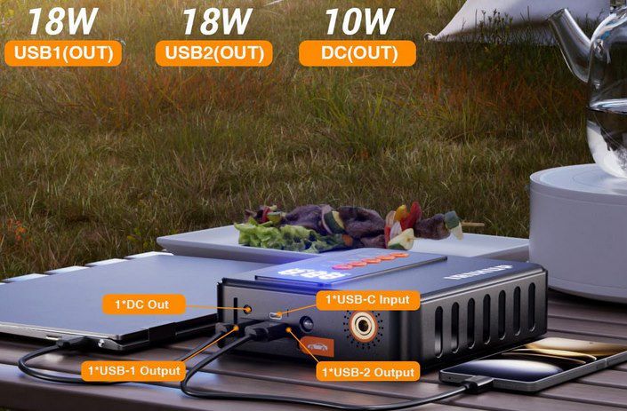 ⚡ IRIHUP 6000A Starthilfe Powerbank mit Luftkompressor bis 10bar für 34,99€ (statt 60€)