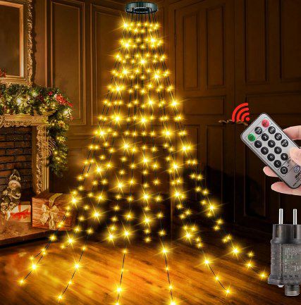 🎄 LaiTeny Ringlichterkette mit 240 LEDs mit 8 Modi & Fernbedienung für 12,23€ (statt 20€)
