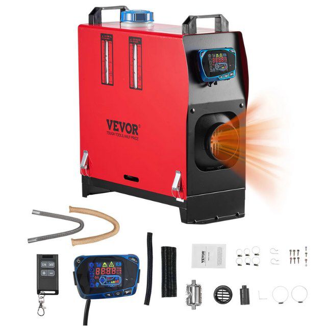 🥵 VEVOR Dieselheizung 8KW 12/24V mit LCD & Fernbedienung für 66,51€ (statt 102€)