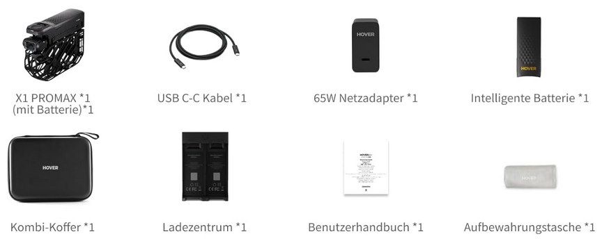🛸 HOVERAir X1 Pro Max Combo 8K Drohne für 799€ (statt 929€) 🛸 HOVERAir X1 Pro Max Combo 8K Drohne für 799€ (statt 929€)