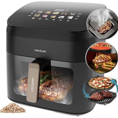 Cecotec Heißluftfritteuse & Smoker mit 8,5L für 69,90€ (statt 93€)