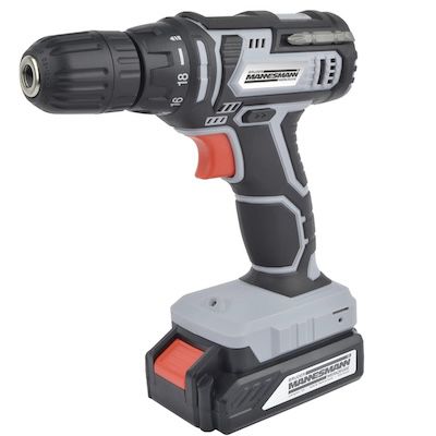 Brüder Mannesmann Akku-Bohrschrauber inkl. 1 Akku für 36€ (statt 47€)