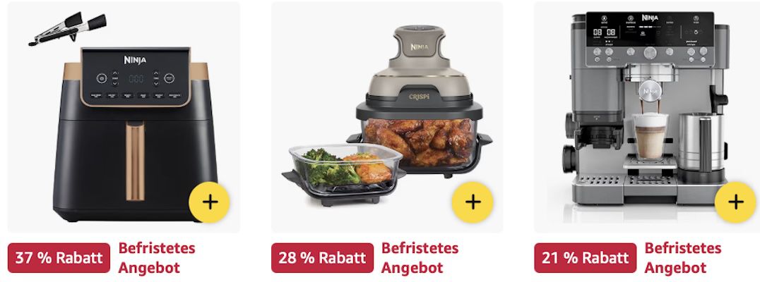 🔝🥷 Amazon: Ninja Geräte stark reduziert z.B. 3-in-1 Kaffeemaschine für 436€ (statt 500€) 🔝🥷 Amazon: Ninja Geräte stark reduziert z.B. 3 in 1 Kaffeemaschine für 436€ (statt 500€)