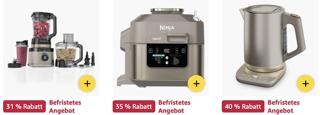 🔝🥷 Amazon: Ninja Geräte stark reduziert z.B. 3-in-1 Kaffeemaschine für 436€ (statt 500€) 🔝🥷 Amazon: Ninja Geräte stark reduziert z.B. 3 in 1 Kaffeemaschine für 436€ (statt 500€)