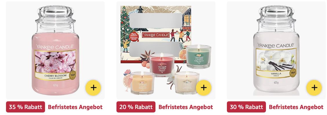 🎅🎄🕯️ Amazon: Yankee Candle Adventskalender & Duftkerzen stark reduziert z.B. Christmas Eve für 22€ (statt 29€) 🎅🎄🕯️ Amazon: Yankee Candle Adventskalender & Duftkerzen stark reduziert z.B. Christmas Eve für 22€ (statt 29€)