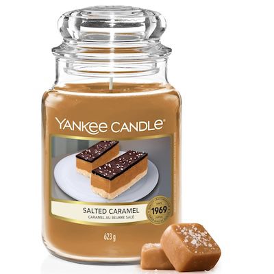 🍮 623g Yankee Candle Salted Caramel Duftkerze im Glas für 20,57€ (statt 28€)