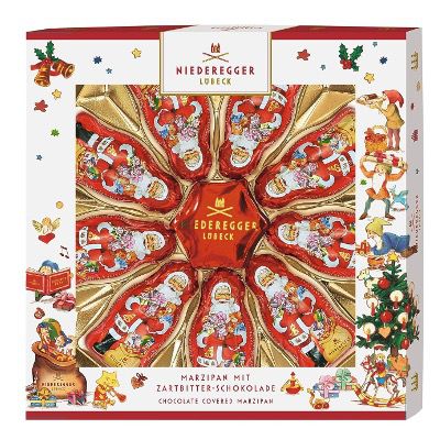 🧑‍🎄 Niederegger Weihnachtsmänner und Stern 🎄 mit Marzipanfüllung 125g ab 4,54€ (statt 14€)