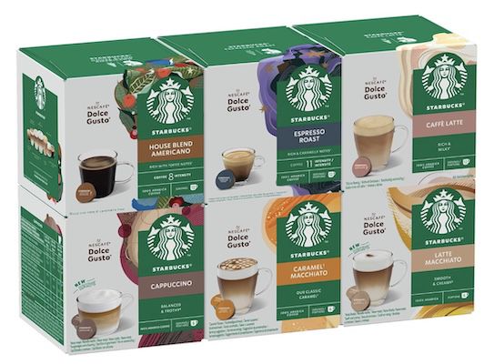 ☕️ Starbucks Probierset mit 72 Kapseln für 26,81€ (statt 38€) ☕️ Starbucks Probierset mit 72 Kapseln für 26,81€ (statt 38€)