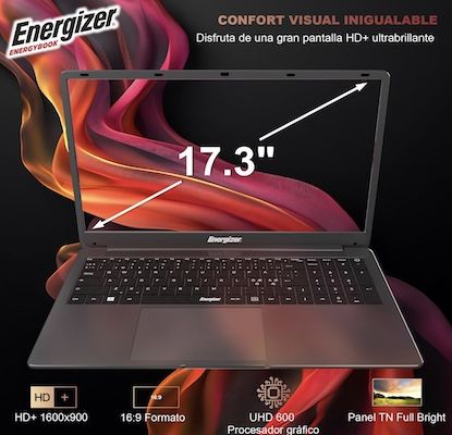 Energizer EnergyBook  HD+ Laptop mit 17,3 & 4/128 GB für 221€ (statt 260€)
