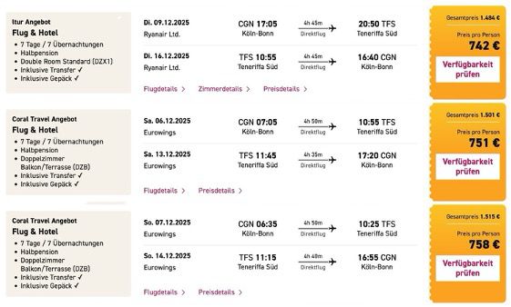 ☀️☀️☀️☀️ Hotel Puerto Palace 🏖️ (HC 95%) Teneriffa ➡️ 1 Woche inkl. Flüge, Transfers, HP ab 742€ p.P. ☀️☀️☀️☀️ Hotel Puerto Palace 🏖️ (HC 95%) Teneriffa ➡️ 1 Woche inkl. Flüge, Transfers, HP ab 742€ p.P.