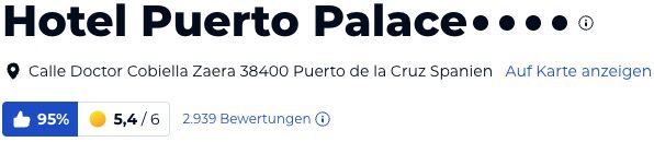 ☀️☀️☀️☀️ Hotel Puerto Palace 🏖️ (HC 95%) Teneriffa ➡️ 1 Woche inkl. Flüge, Transfers, HP ab 742€ p.P. ☀️☀️☀️☀️ Hotel Puerto Palace 🏖️ (HC 95%) Teneriffa ➡️ 1 Woche inkl. Flüge, Transfers, HP ab 742€ p.P.