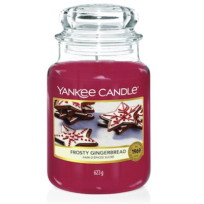 623g Yankee Candle Duftkerze Frosty Gingerbread  im Glas für 20,89€ (statt 35€)