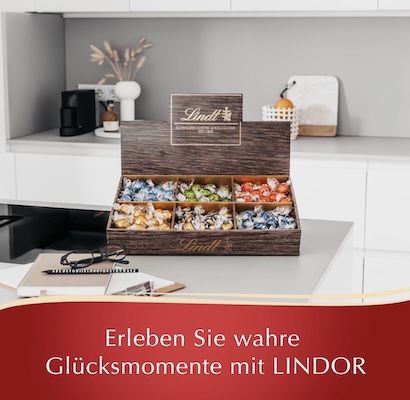 🍫🎱 1718g Lindt LINDOR Thekendisplay Schokolade Kugeln für 59,99€ (statt 70€)