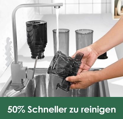 Fretta Entsafter Slow Juicer mit 108mm Einfüllöffnung für 79,99€ (statt 148€)