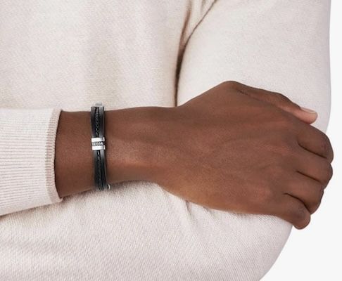 Fossil Herrenarmband mit Faltverschluss für 26,70€ (statt 38€)