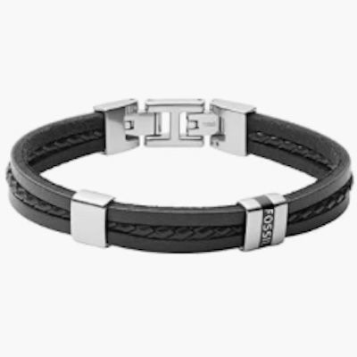 Fossil Herrenarmband mit Faltverschluss für 26,70€ (statt 38€)