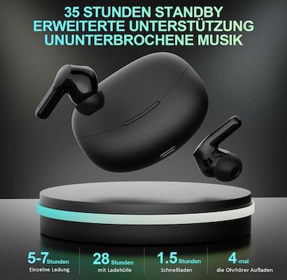 Cervanta Bluetooth Kopfhörer für 11,24€ (statt 23€) Cervanta Bluetooth Kopfhörer für 11,24€ (statt 23€)