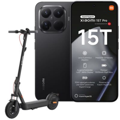 🧨 Xiaomi 15T Pro 512GB 📱 für 49,95€ mit Vodafone Unlimited für 34,99€ mtl. ➡️ Electric Scooter 5 gratis