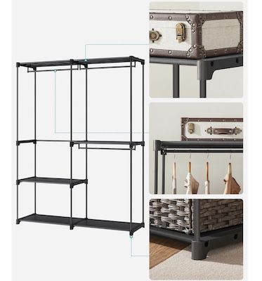 👘 Songmics Kleiderschrank mit 138 x 43 x 182 cm für 19,71€ (statt 27€)