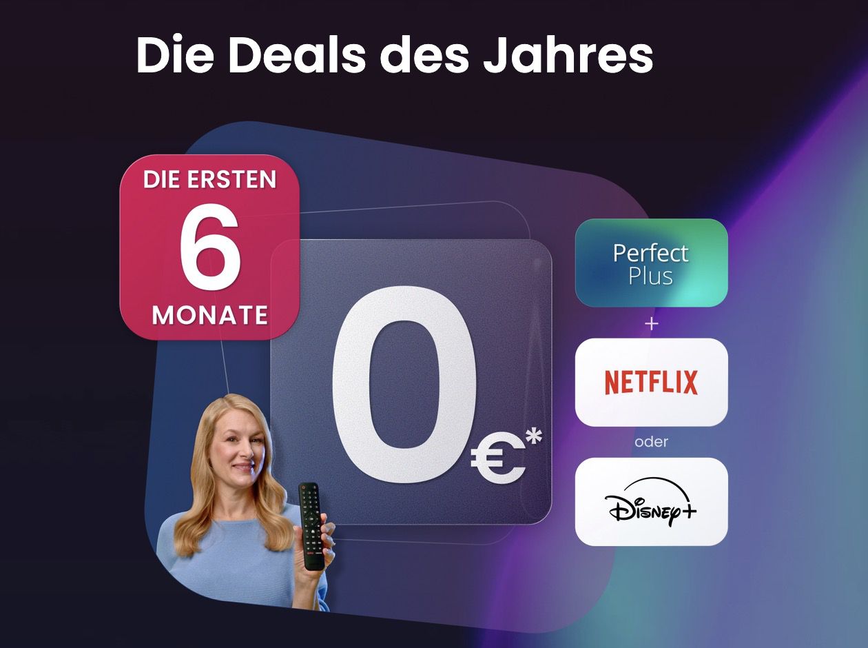 🧨 waipu Cyberdeals 6 Monate gratis - nur TV oder inkl. Netflix, Disney+ oder Hardware ➡️ eff. ab 8,99€ 🧨 waipu Cyberdeals 6 Monate gratis nur TV oder inkl. Netflix, Disney+ oder Hardware ➡️ eff. ab 8,99€
