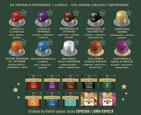 🎅🎄 Jacobs Kapsel Adventskalender für 11,39€ (statt 17€) 🎅🎄 Jacobs Kapsel Adventskalender für 11,39€ (statt 17€)