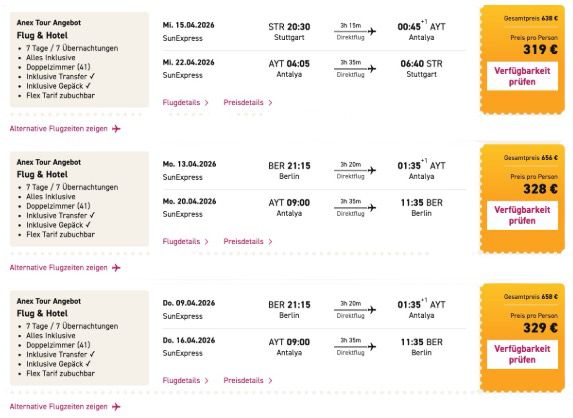 ☀️ 1 Woche Alanya im ⭐⭐⭐⭐ Hotel (95%) ➡️ inkl. Flüge, Transfers & All Inklusive ab 319€ p.P.