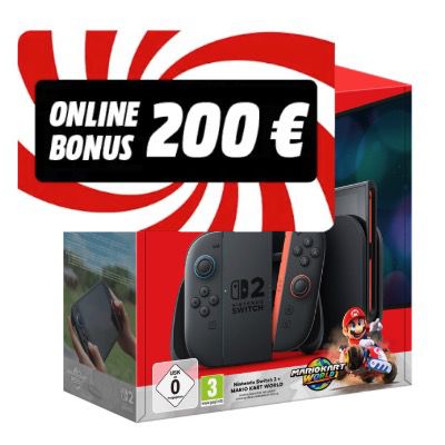 🧨 Nintendo Switch2 mit Mario Kart 🍄 für 99€ + o2 Allnet 60GB für 19,99€ mtl. ⭐ 200€ Bonus