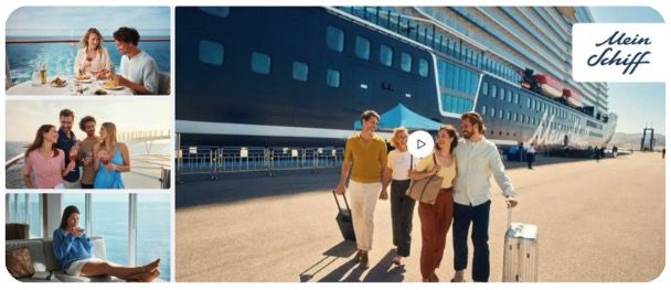 🚢 TUI Cruises Mein Schiff Black Week ☀️ Mittelmeer, Westeuropa, Event  und Transreisen
