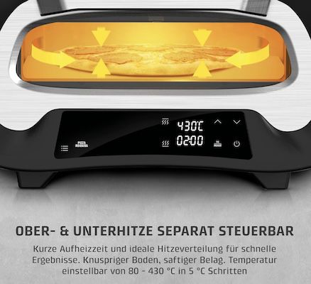 🔥🍕 CASO PizzaChef 430° - Pizzaofen mit 8 Automatikprogrammen für 139€ (statt 158€) 🔥🍕 CASO PizzaChef 430° Pizzaofen mit 8 Automatikprogrammen für 139€ (statt 158€)
