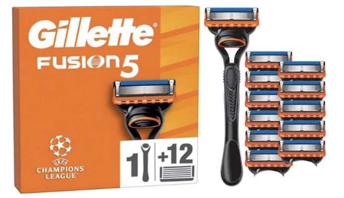 🔝🤑🪒 Amazon: Gillette Black Week Sale z.B. Fusion5 Rasierklingen für 45€ (statt 65€)