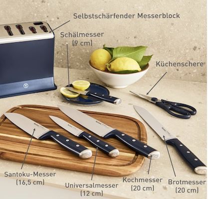 Tefal EverSharp Pro 6-tlg. Messerblock für 99,99€ (statt 200€) Tefal EverSharp Pro 6 tlg. Messerblock für 99,99€ (statt 200€)