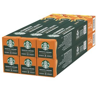 60x Starbucks by Nespresso Karamell Kaffeekapseln für 18,89€ (statt 27€)